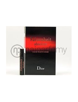 Christian Dior Fahrenheit Absolute intense, vzorka vône
