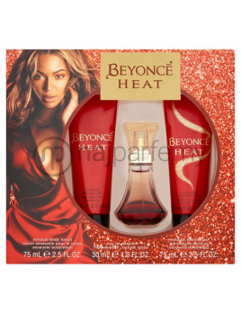 Beyonce Heat, Parfumovaná voda 30ml + 75ml sprchový gél + 75ml telové mlieko