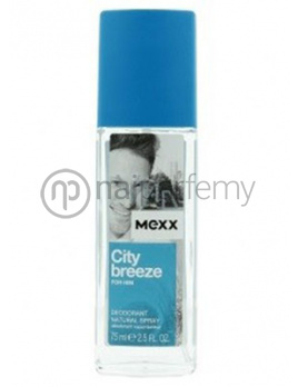 Mexx City Breeze For Him, dezodorant sklo 75 ml