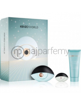 Kenzo World SET: Parfémovaná  voda 50ml + Parfémovaná voda 5ml + Telové mlieko 75ml