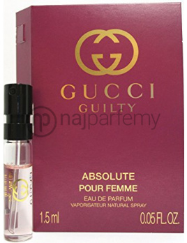 Gucci Guilty Absolute Pour Femme, Vzorka vône