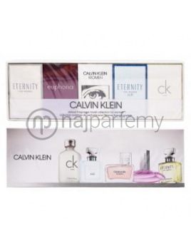 Calvin Klein Mini SET: Eternity for Women 5ml + Euphoria for Women 4ml + Calvin Klein Women edp 5ml + Eternity Air for Women 5ml + CK One 10ml