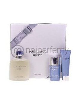 Dolce & Gabbana Light Blue Pour Homme SET: Toaletná voda 200ml + Sprchovací gél 50 + Deostick 75ml