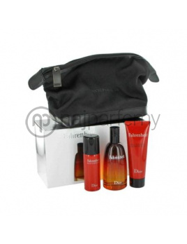 Christian Dior Fahrenheit, Edt 100ml + 50ml deodorant + 75ml sprchový gel + kosmetická taška