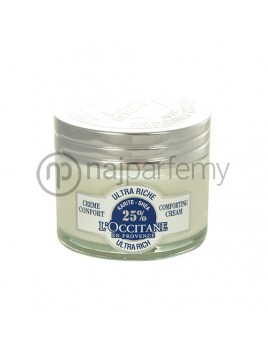 L´Occitane Shea Butter Ultra Rich Comforting Cream, Telový krém - 50ml, Pro suchou a velmi suchou pleť