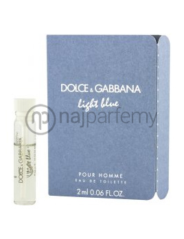 Dolce & Gabbana Light Blue Pour Homme, vzorka vône