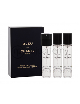 Chanel Bleu de Chanel parfum 3x20ml, Náplň