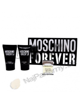 Moschino Forever, Edt 4.5ml + 25ml balzám po holení + 25ml sprchový gel