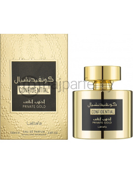 Lattafa Confidential Private Gold, Parfumovaná voda 100ml (Alternatíva vône Tiziana Terenzi Kirke)