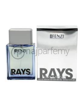 JFenzi Day & Night Rays for Men, Parfémovaná voda 100ml (Alternatíva vône Dolce Gabbana The One Grey)