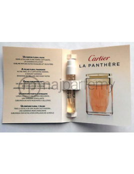Cartier La Panthere, vzorka vone