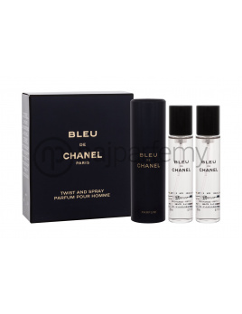 Chanel Bleu de Chanel, Parfum 3x20ml, Twist and Spray