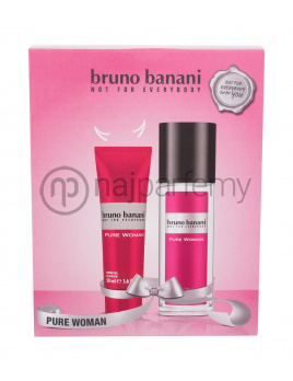 Bruno Banani Pure Woman, dezodorant 75 ml + sprchovací gél 50 ml
