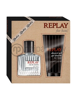 Replay for Him, Edt 30ml + 100ml sprchovy gel