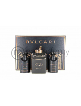 Bvlgari Man in Black SET: Parfemovaná voda 60ml + Balzám po holení 40ml + Sprchovací gél 40ml