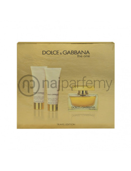 Dolce & Gabbana The One, Edp 75ml + 50ml tělové mléko + 50ml sprchový gel