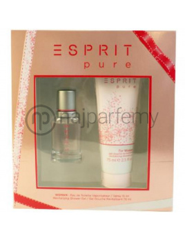 Esprit Pure For Women SET: Toaletná voda 15ml + Sprchovací gél 75ml