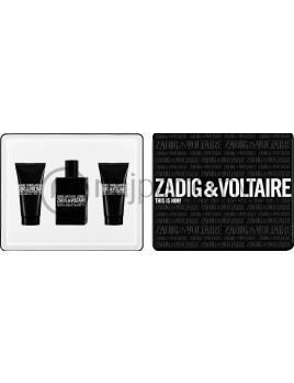 Zadig & Voltaire This is Him! SET: Toaletná voda 50ml + 2x50ml Sprchový gél