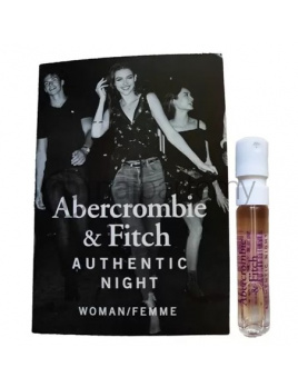 Abercrombie & Fitch Authentic Night for woman, EDP - Vzorka vône