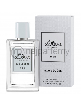 S.Oliver Black Label for Men eau Légere, Toaletná voda 30ml