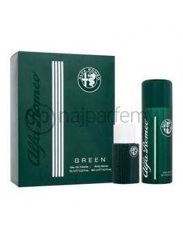 Alfa Romeo Green SET: Toaletná voda 15ml + Telový sprej 150ml