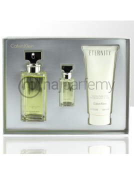 Calvin Klein Eternity Woman SET: Parfémovaná voda 100ml + Parfémovaná voda 10ml + Telové mlieko 200ml