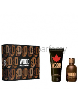 Dsquared2 Wood Pour Homme SET: Toaletná voda 100ml + Sprchovací gél 150ml