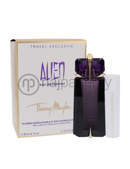Thierry Mugler Alien, parfémovaná voda 90 ml + parfemovaná voda 7,5 ml - naplnitelný
