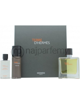 Hermes Terre D´Hermes SET: Parfémovaná voda 75 ml + Voda po holení 40 ml + Pena na holenie  50ml