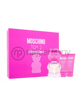 Moschino Toy 2 Bubble Gum Set: Toaletná voda 50ml + Telové mlieko 50ml + Sprchový gél 50ml