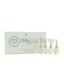 Christian Dior Jadore, Mini set - 4x miniatúrka - Cologne florale 4 ml, Eau de toilette 4 ml, Eau de parfum 5 ml, Eau de parfum absolue 5 ml