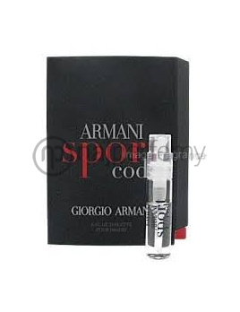 Giorgio Armani Code Sport, vzorka vône