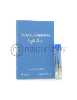 Dolce & Gabbana Light Blue, vzorka vône