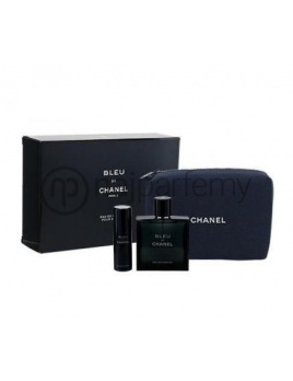 Chanel Bleu de Chanel SET: Parfumovaná voda 100ml + Parfumovaná voda 20ml + Kozmetická taška