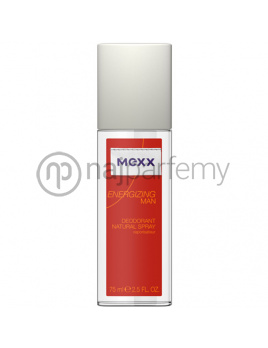 Mexx Energizing For Man, deodorant s rozprašovačom 75ml