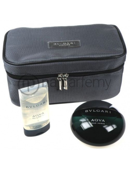 Bvlgari Aqva Pour Homme, Edt 50ml + 75ml sprchový gel  + kosmetická taška