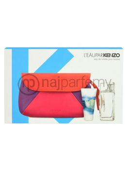 Kenzo L´eau par Kenzo, Edt 50ml + 50ml tělový gel + kosmetická taška