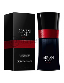 Giorgio Armani Code A-List, Vzorka vône