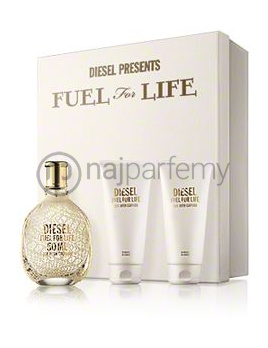 Diesel Fuel for life Pour Femme SET: Parfumovaná voda 50ml + Sprchovací gél 50ml + Telové mlieko 50ml